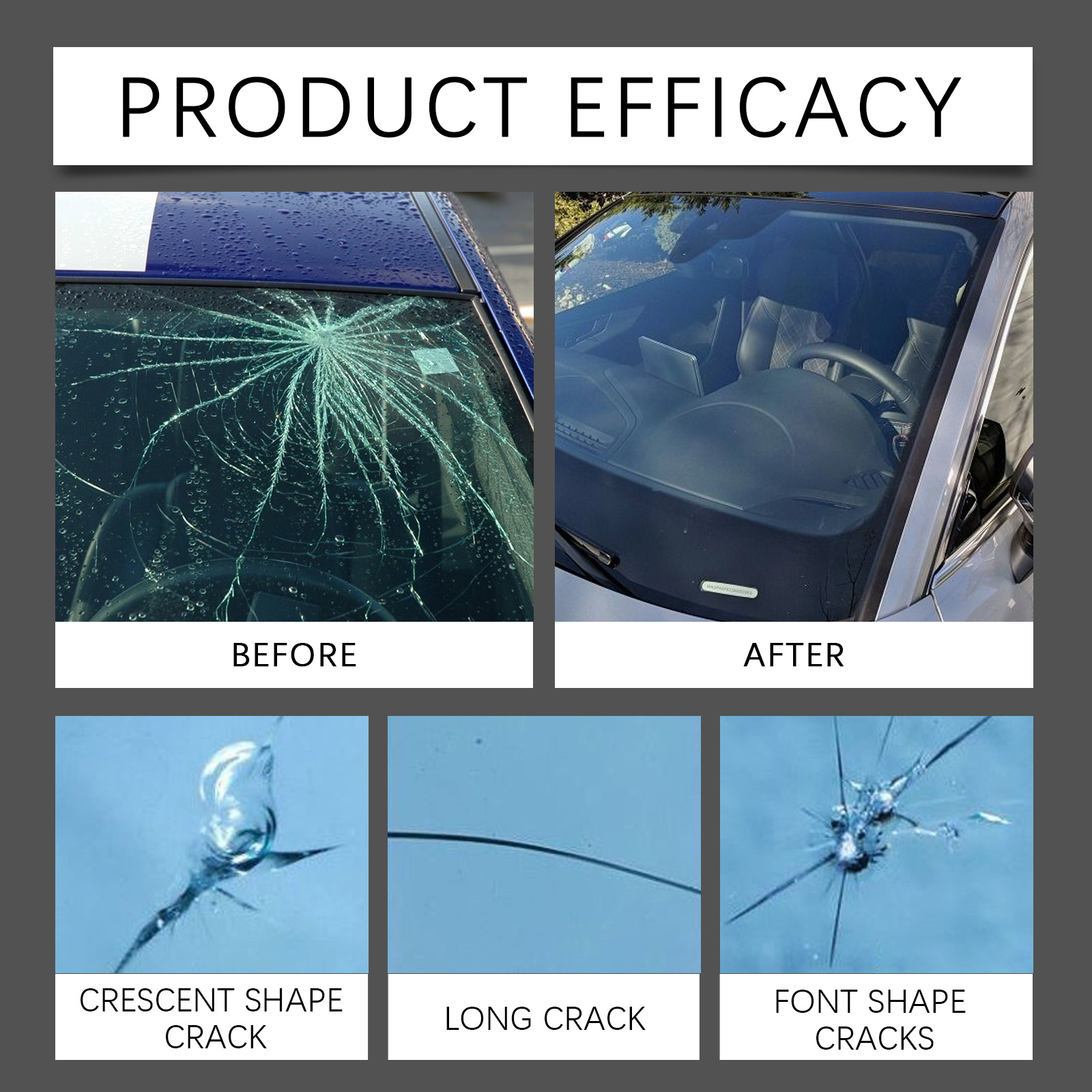 Car Windshield Crack Repair Re - Liquid Uv Glue Kit บทวิจารณ์และราคา