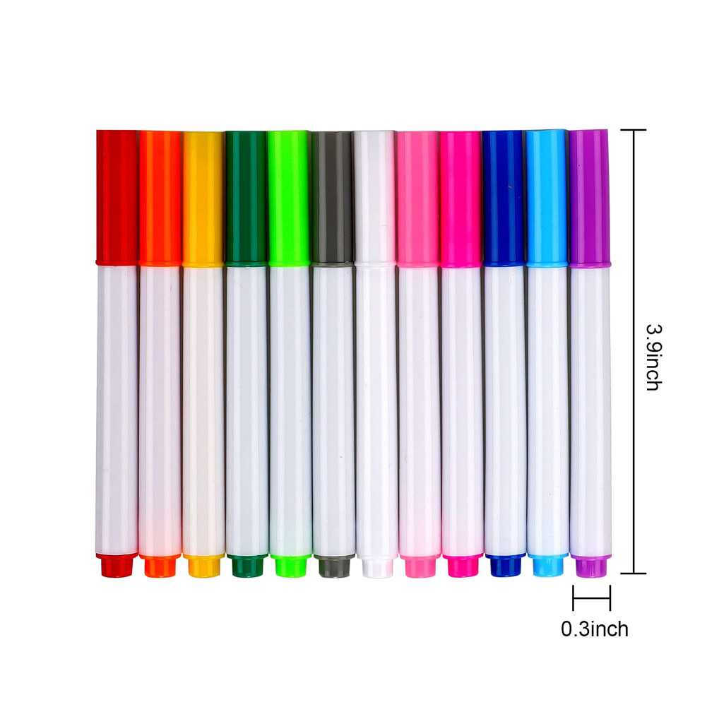 12 Colors Liquid Chalk Pens Fo - Dust Removal Sticker บทวิจารณ์และราคา