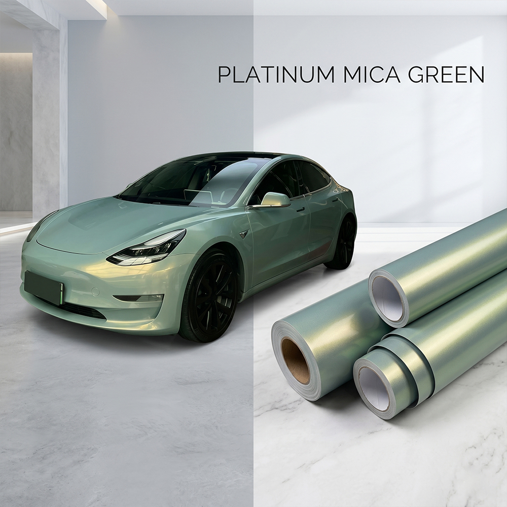 Car Vinyl Wrap Film Mica Green - Air Bubble Remover บทวิจารณ์และราคา