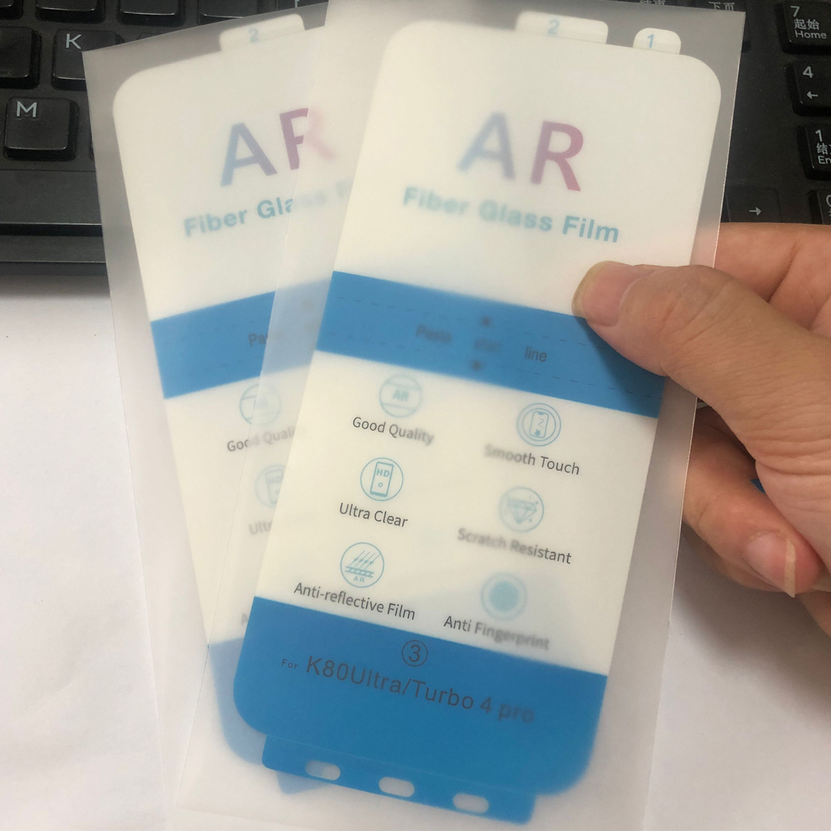 2Pcs AR Anti-Reflection PET Fi - Screen Alignment Tool บทวิจารณ์และราคา