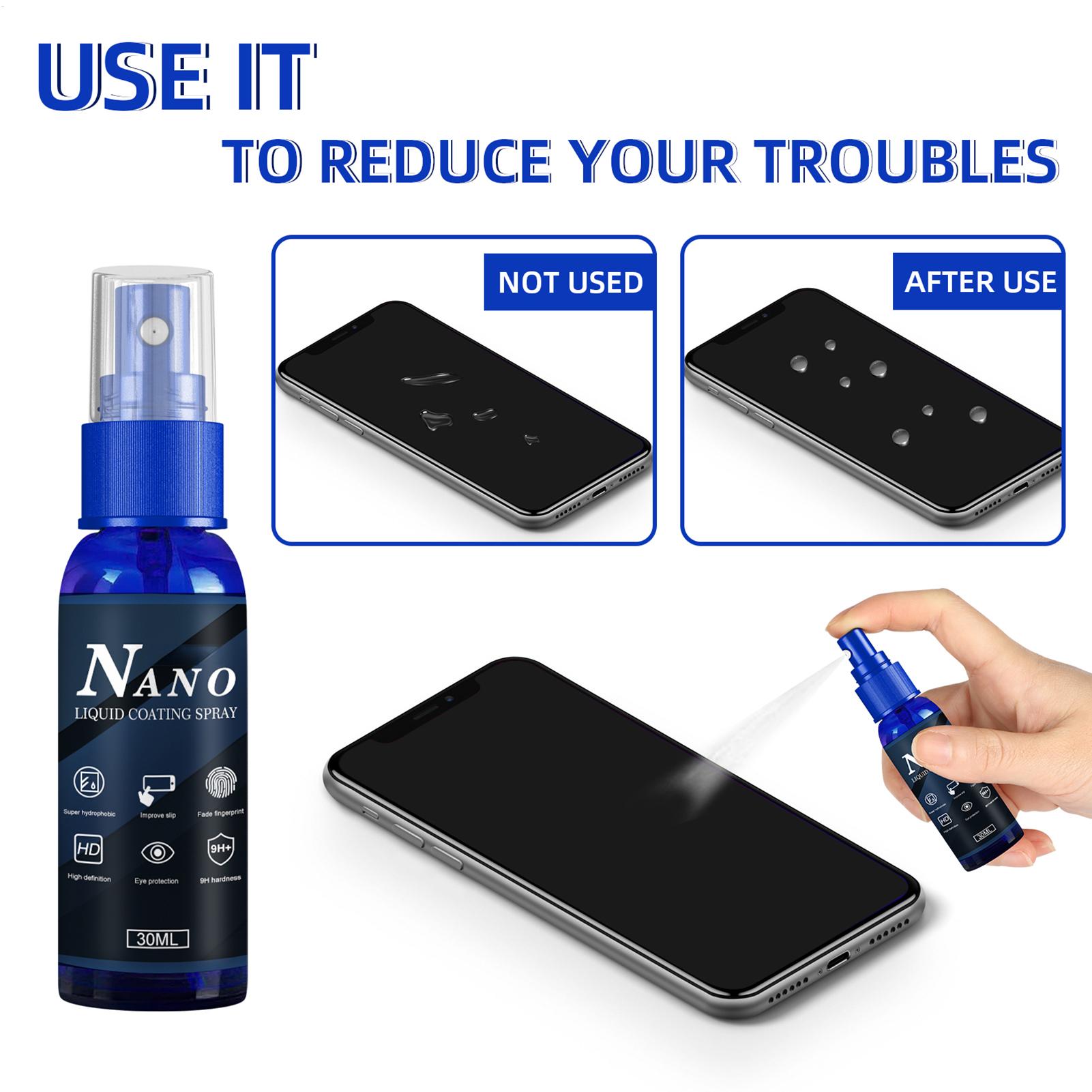 Phone Coating Spray Liquid Pro - Oleophobic Coating Spray บทวิจารณ์และราคา