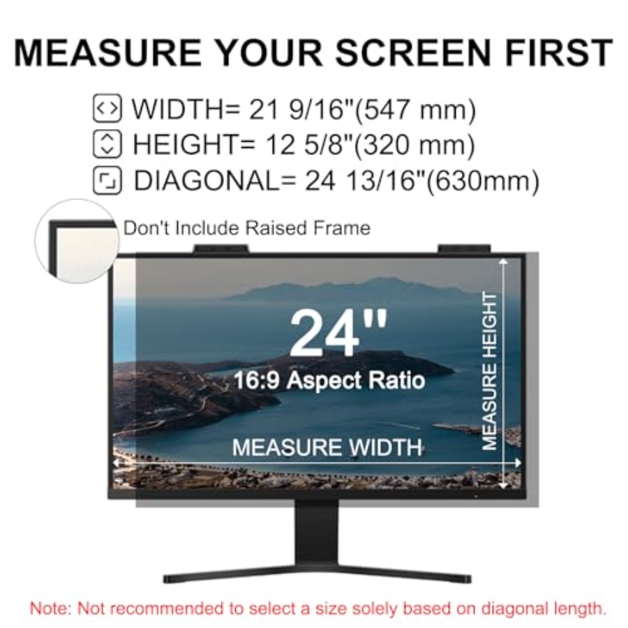 [2-Pack] 24 Inch Privacy Scree - Privacy Filter 2Pack บทวิจารณ์และราคา