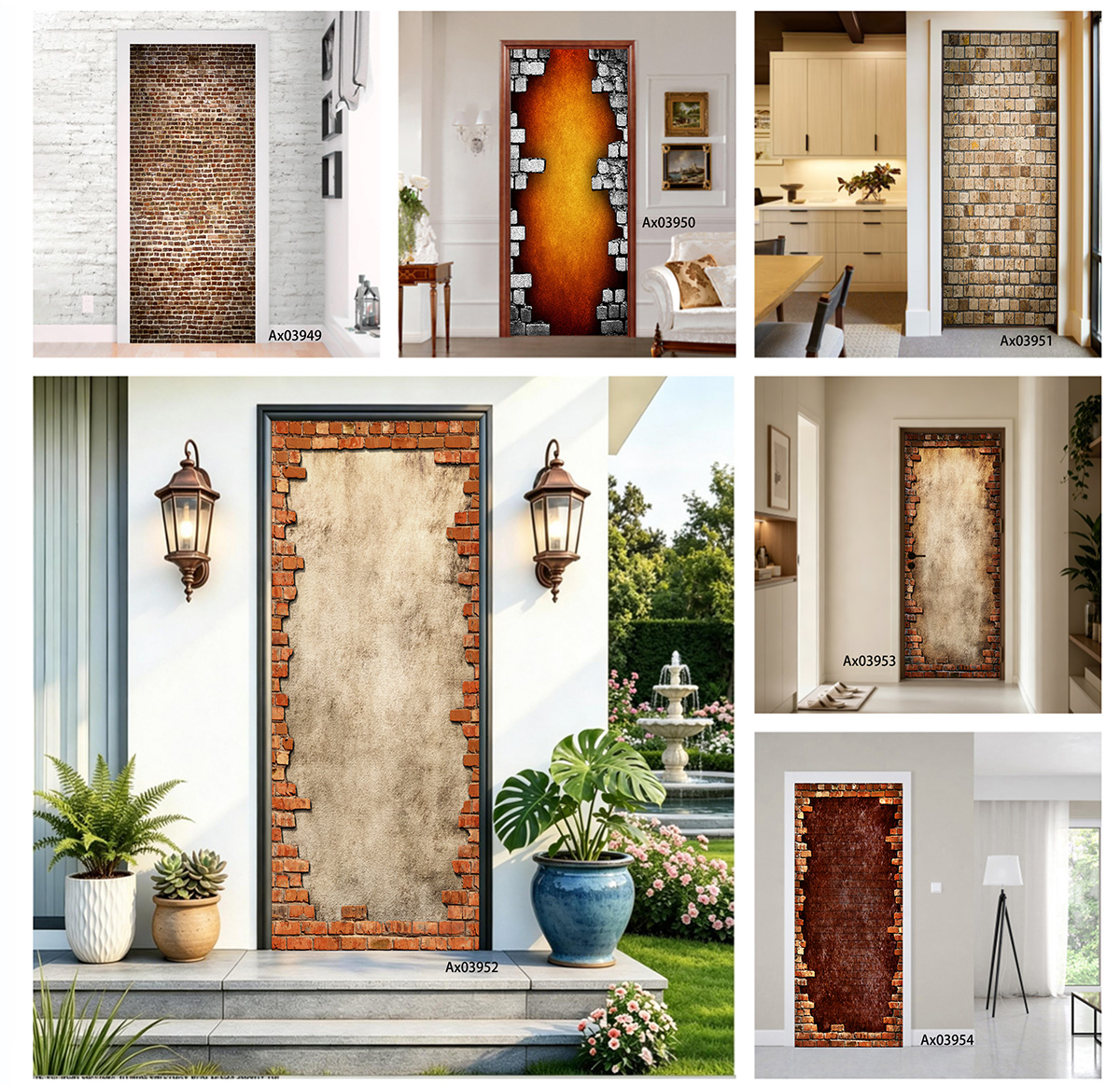 Vintage Industrial Broken Bric - Full Cover Adhesive บทวิจารณ์และราคา