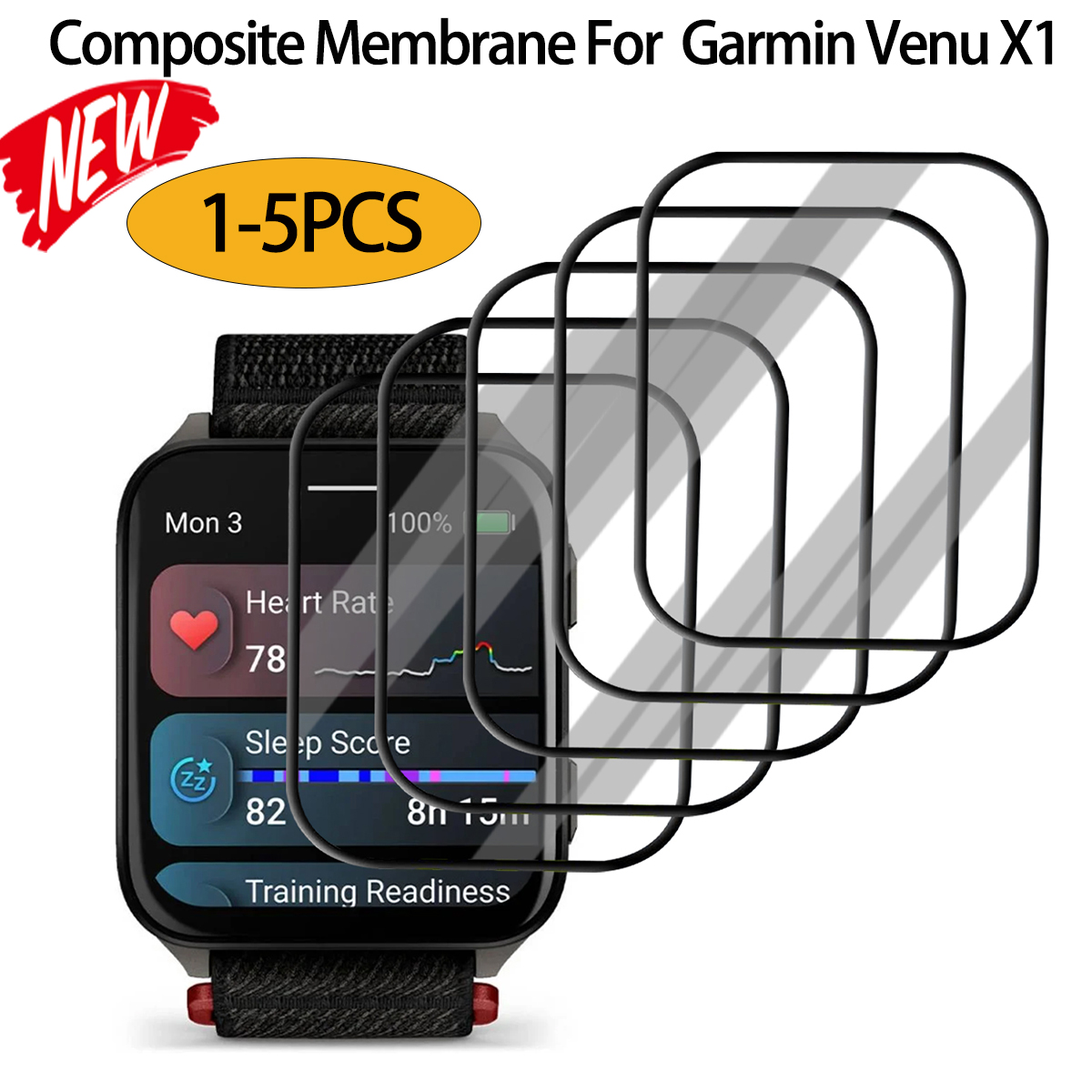 Anti-scratch Film For Garmin V - Curved Edge Screen บทวิจารณ์และราคา