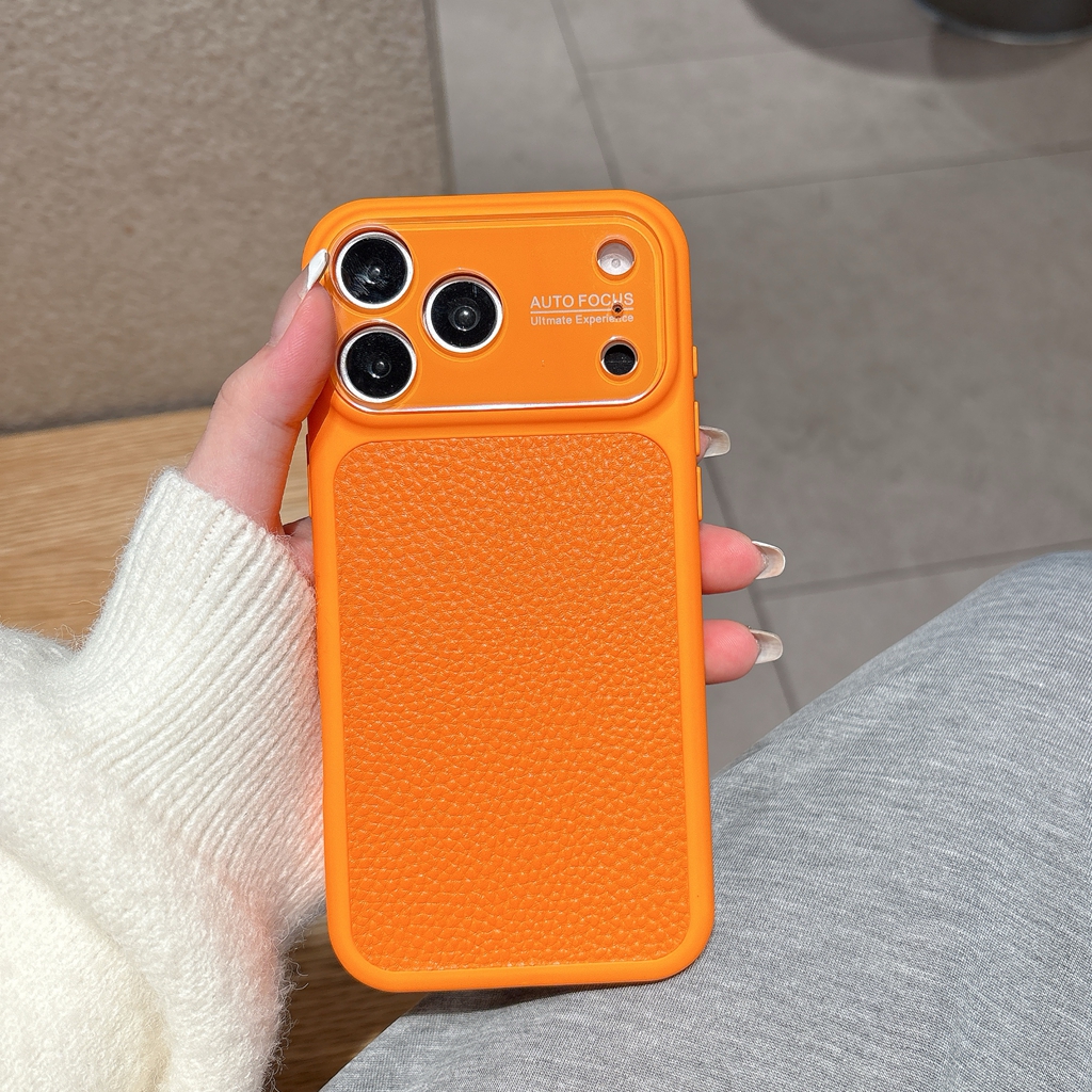 Luxury Lychee Grain Leather Te - Camera Lens Protector บทวิจารณ์และราคา