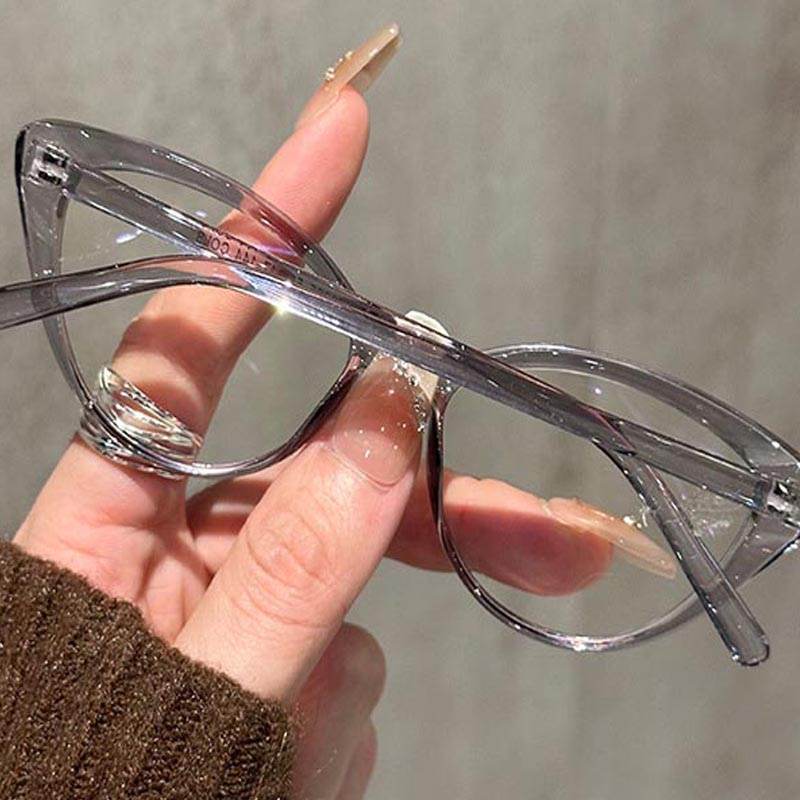 Small Cat Eye Eyeglasses Women - Anti Blue Light Film บทวิจารณ์และราคา