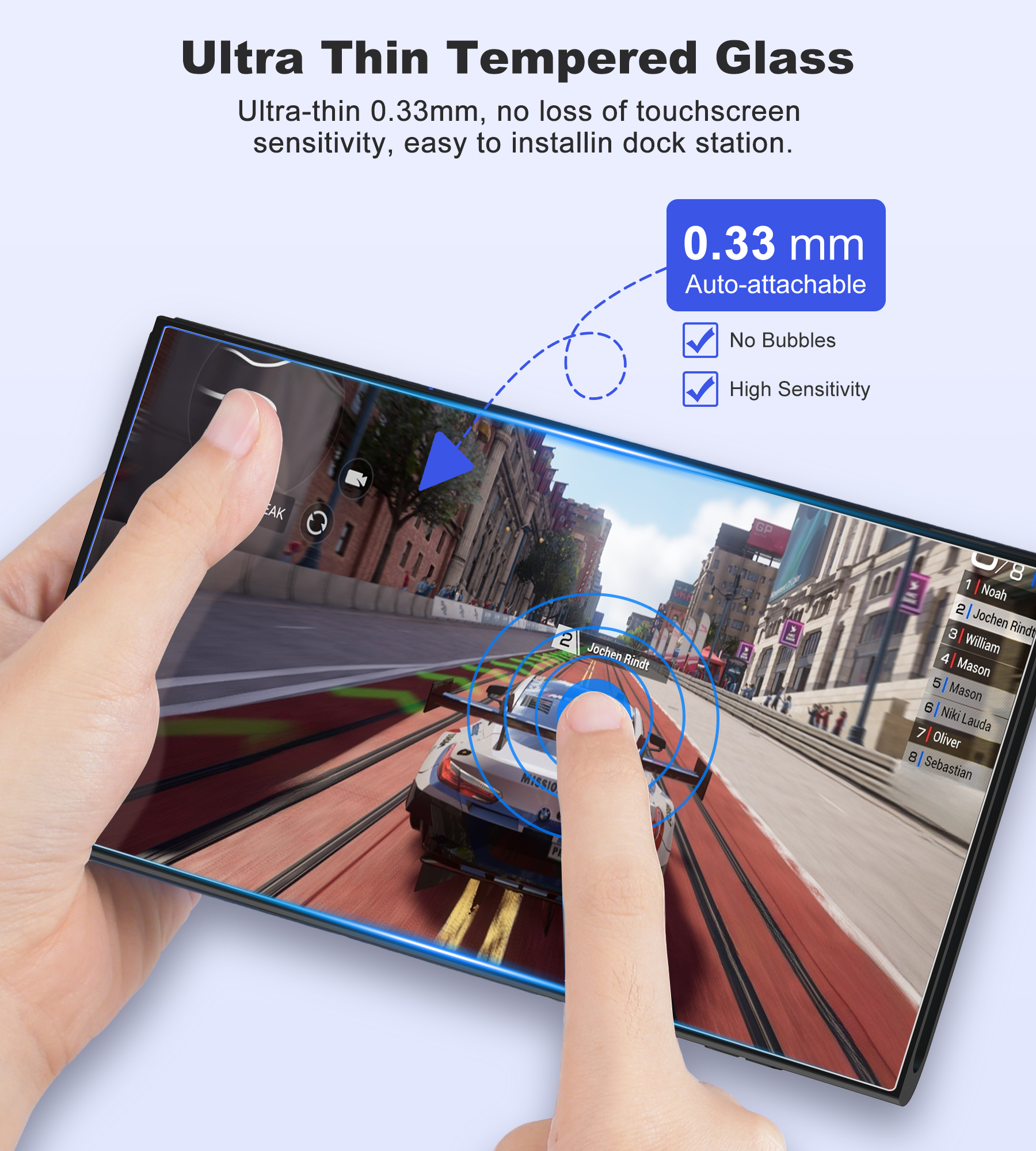 BEBONCOOL 2-Pack Tempered Glas - Screen Alignment Tool บทวิจารณ์และราคา