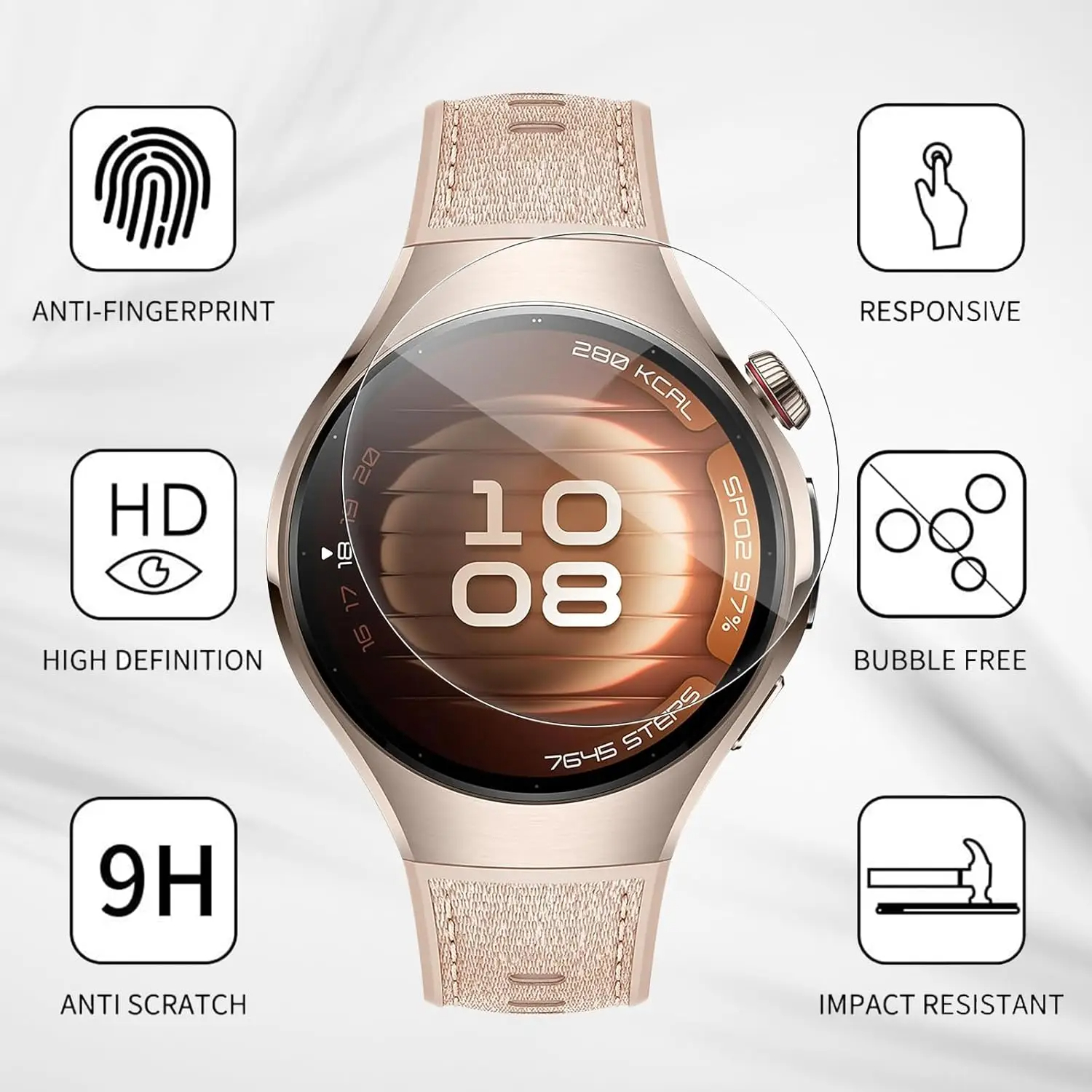 Hydrogel Film For Huawei Watch - Hydrogel Screen Protector บทวิจารณ์และราคา