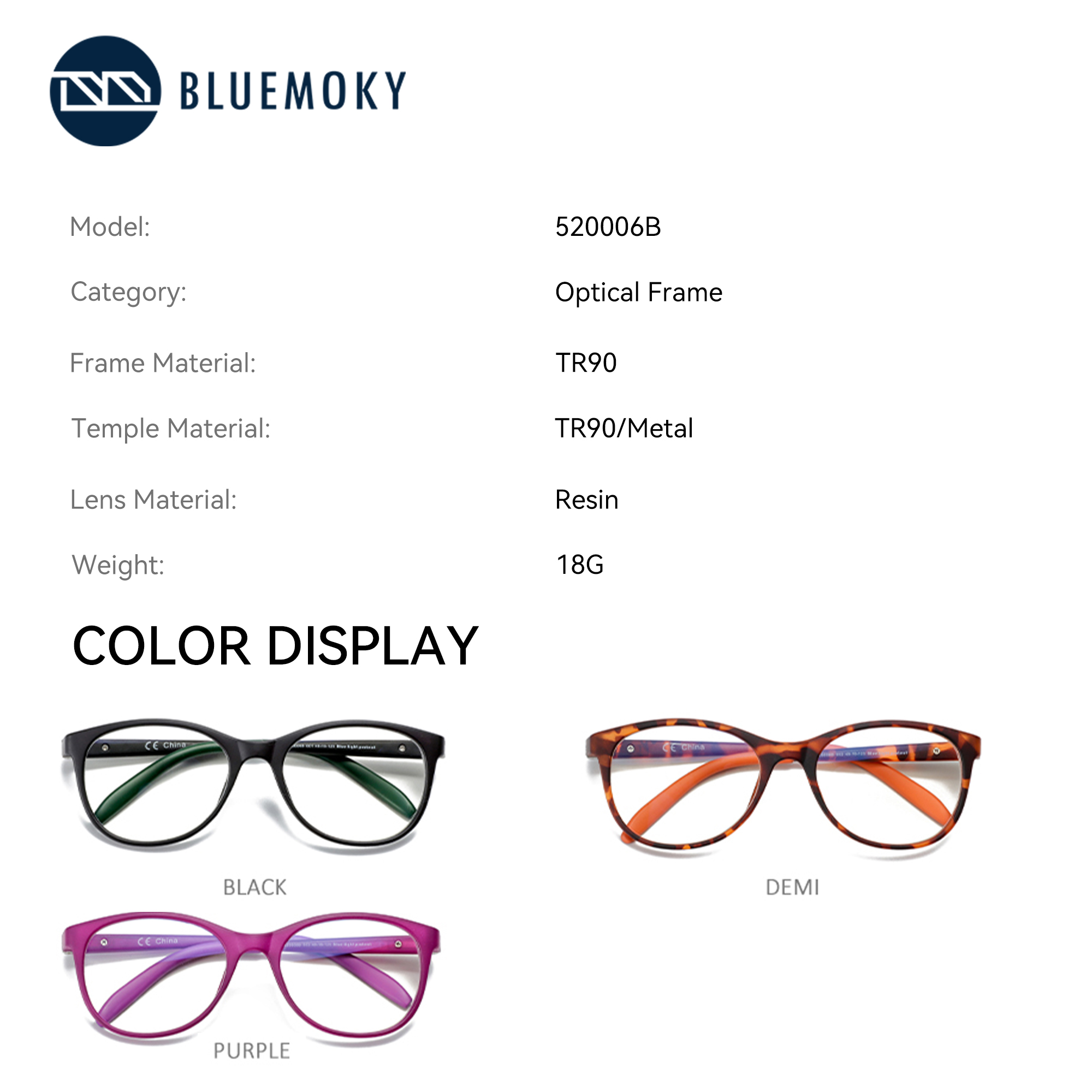 BLUEMOKY Children's Square Pre - Anti Blue Light Film บทวิจารณ์และราคา