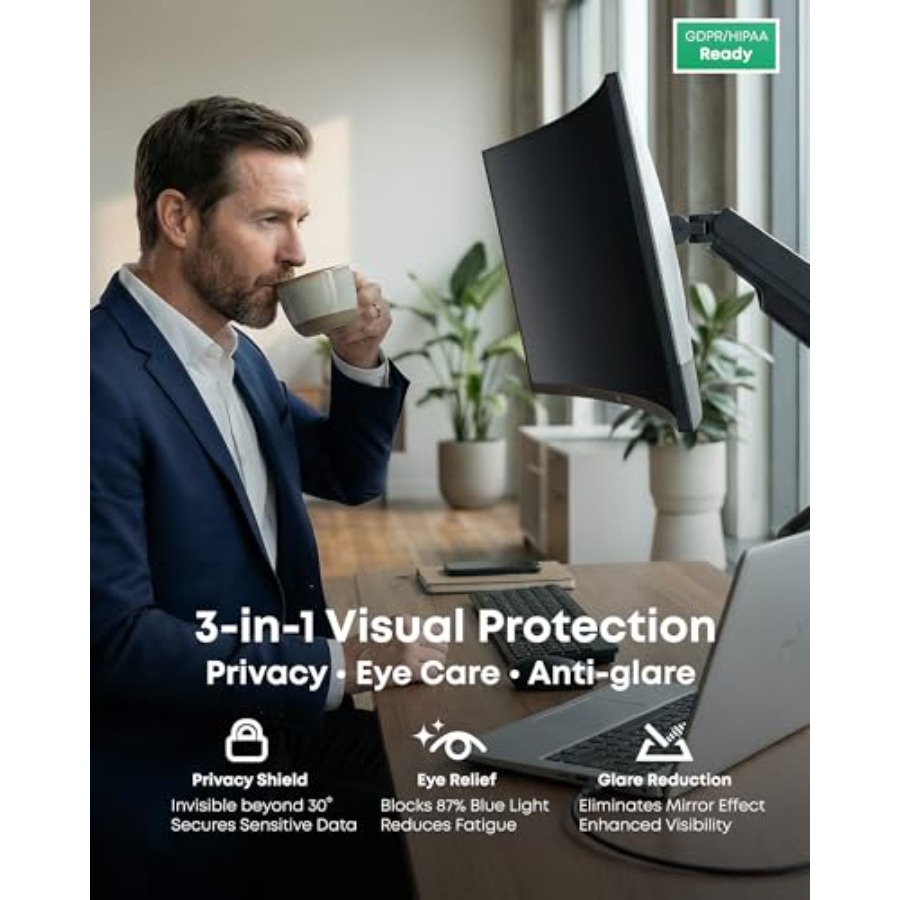 2-Pack 27 Inch Computer Privac - Privacy Filter 2Pack บทวิจารณ์และราคา