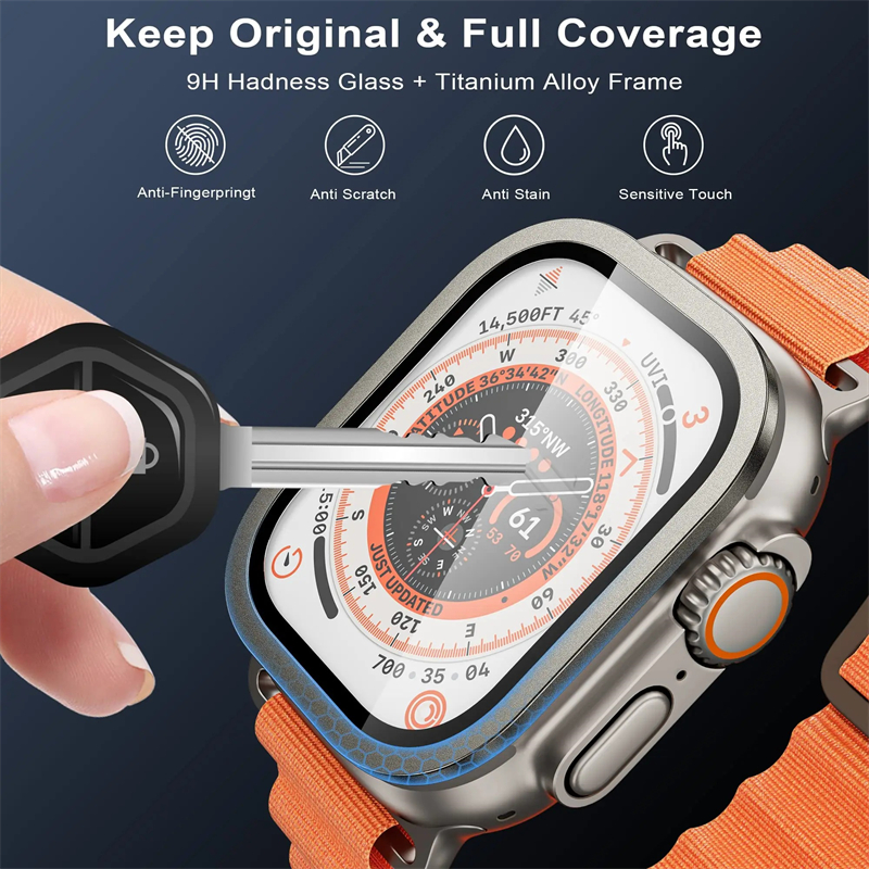 Tempered Glass for Apple Watch - Privacy Screen Protector บทวิจารณ์และราคา