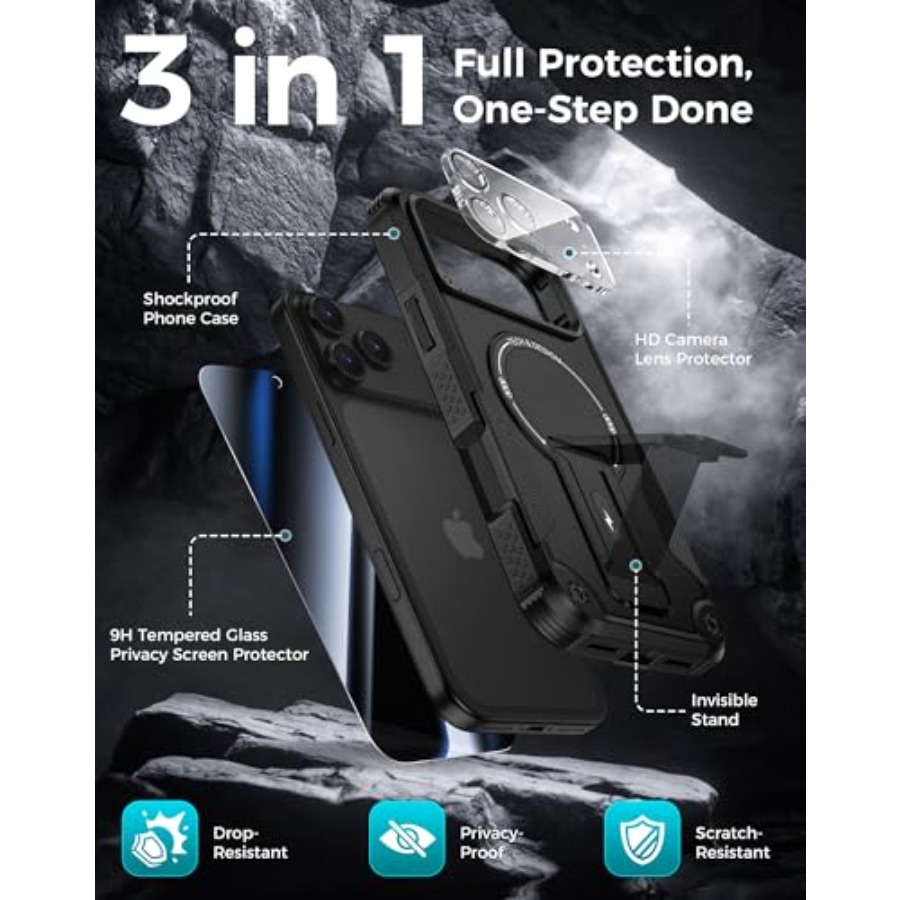 for iPhone 17 Pro Max Case wit - Camera Lens Protector บทวิจารณ์และราคา