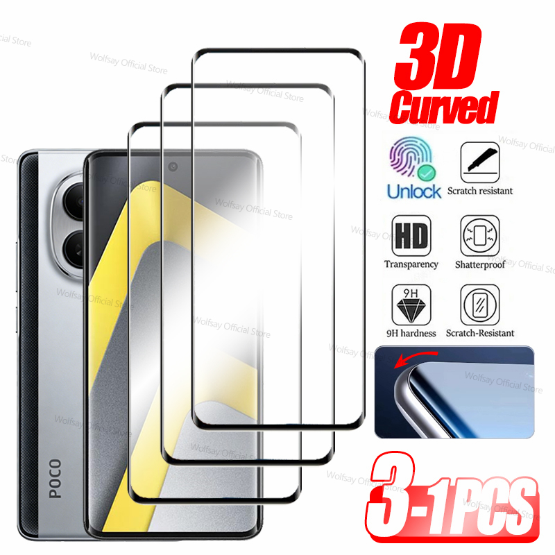 3/2/1 PCS 3D Curved Edge Glass - Curved Edge Screen บทวิจารณ์และราคา