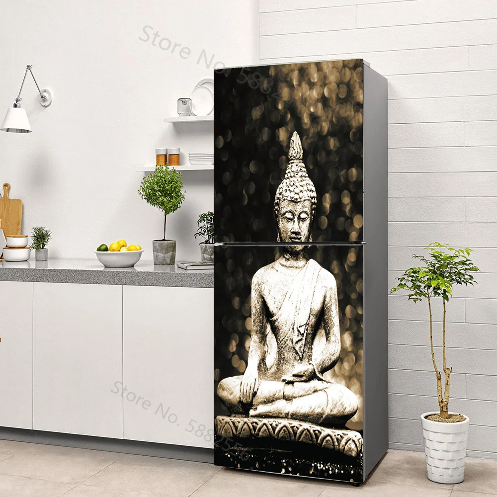 Buddha Art Vinyl Fridge Sticke - Full Cover Adhesive บทวิจารณ์และราคา