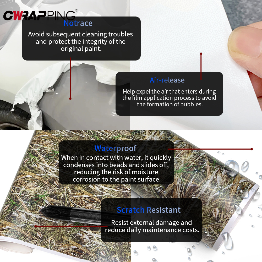 Leaf Camouflage Stickers for C - Full Cover Adhesive บทวิจารณ์และราคา