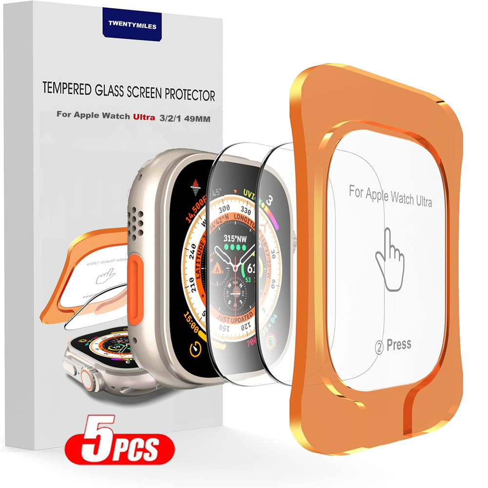 Tempered Glass For Apple Watch - Screen Alignment Tool บทวิจารณ์และราคา
