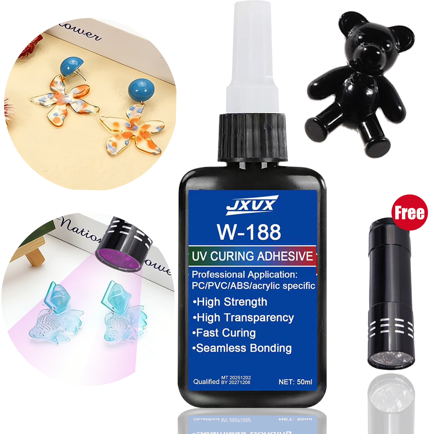 1.76oz UV Resin kits with lamp - Liquid Uv Glue Kit บทวิจารณ์และราคา