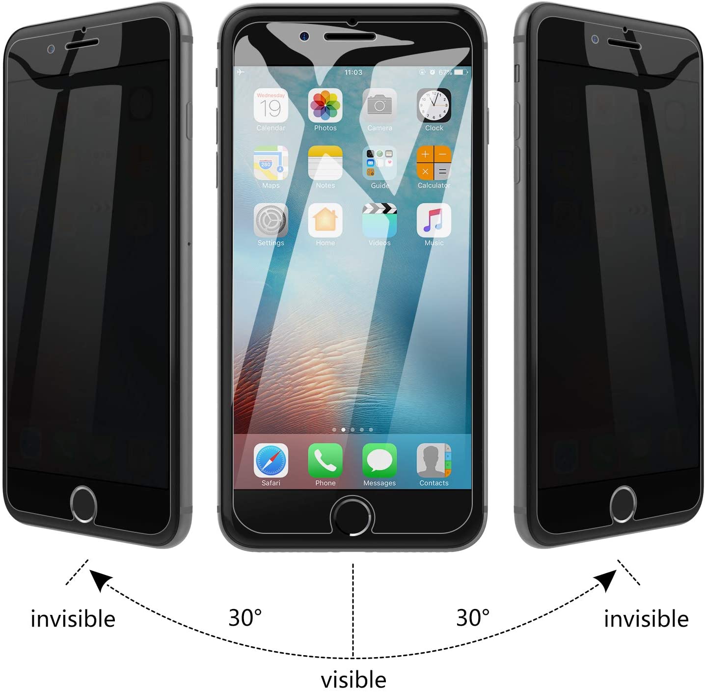 2 PACK Privacy Filter Tempered - Privacy Filter 2Pack บทวิจารณ์และราคา