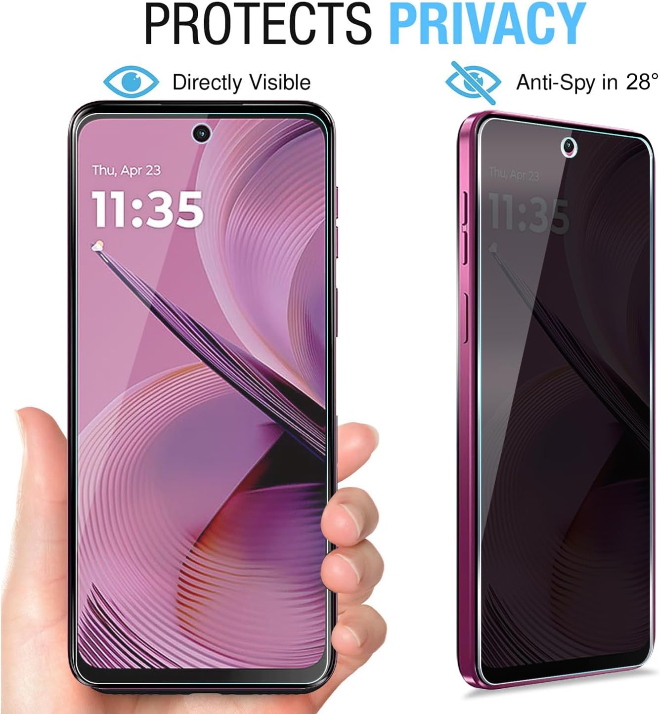 [2 Pack] For Moto G 5G 2025 Pr - Privacy Filter 2Pack บทวิจารณ์และราคา
