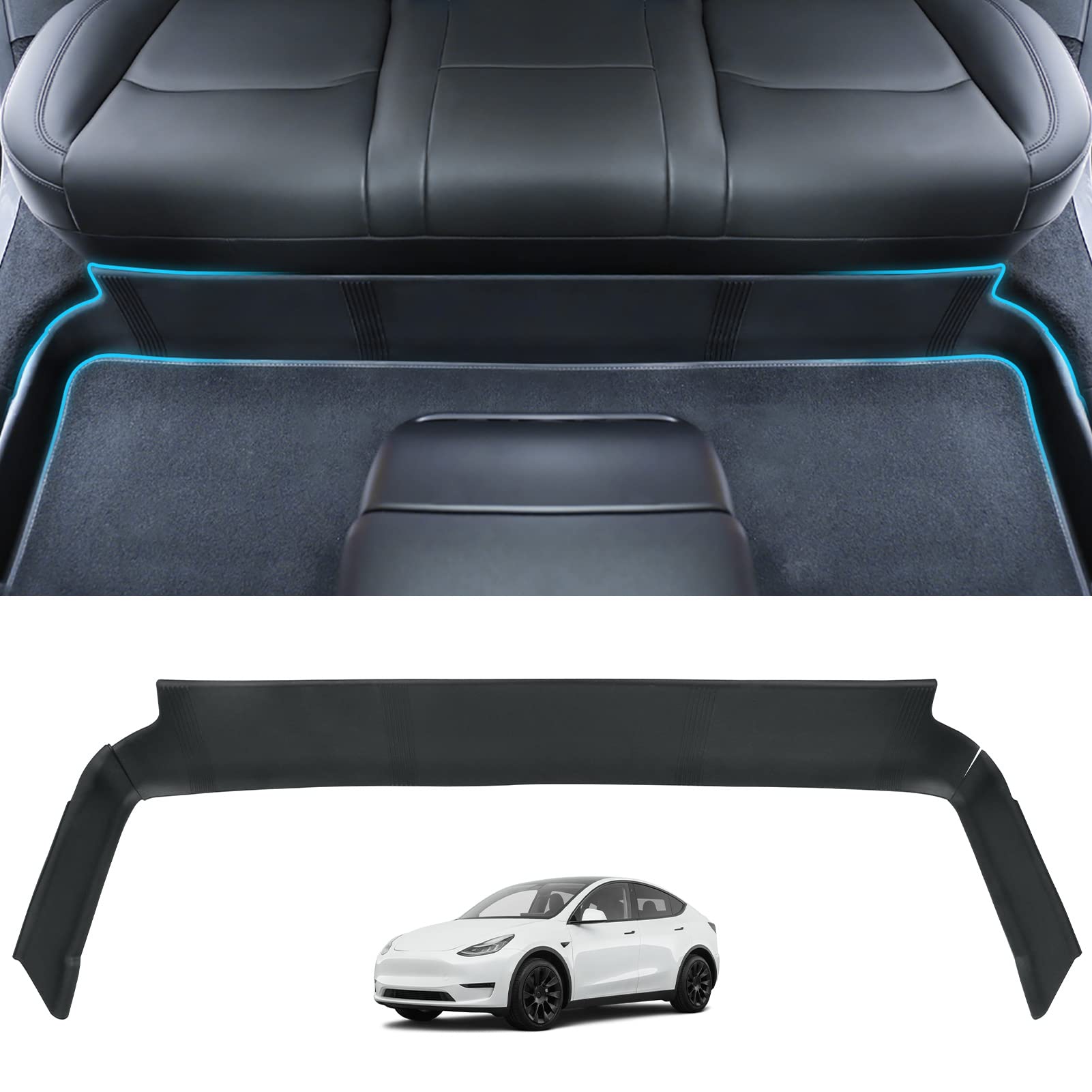 Rear Seat Underside Kick Prote - Full Cover Adhesive บทวิจารณ์และราคา