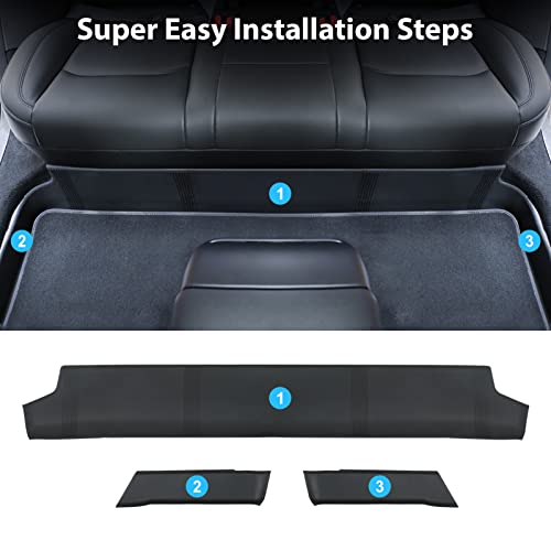 Rear Seat Underside Kick Prote - Full Cover Adhesive บทวิจารณ์และราคา
