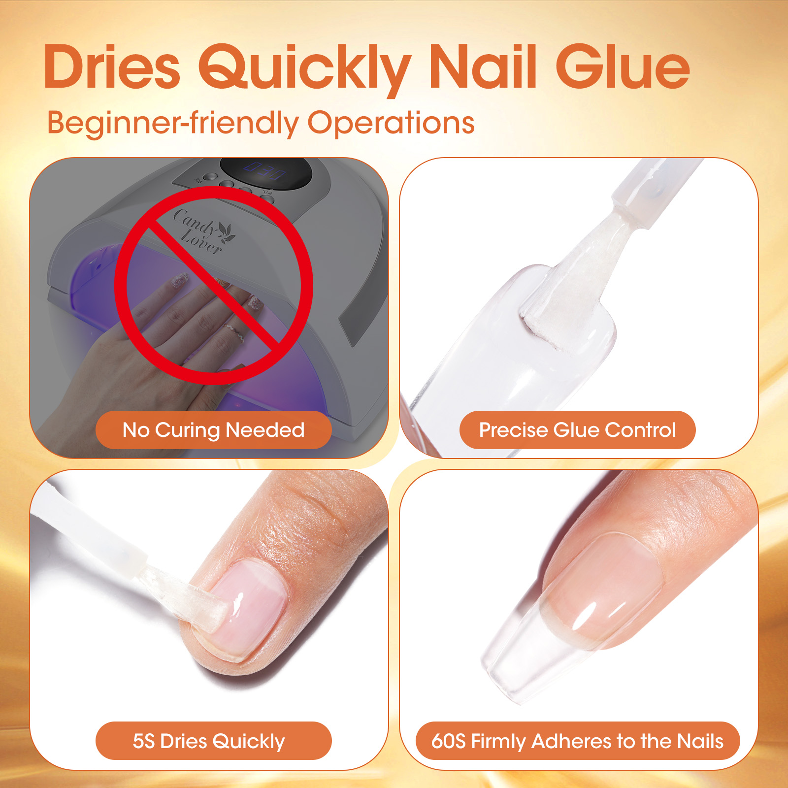 Super Strong Nail Glue Remover - Liquid Uv Glue Kit บทวิจารณ์และราคา
