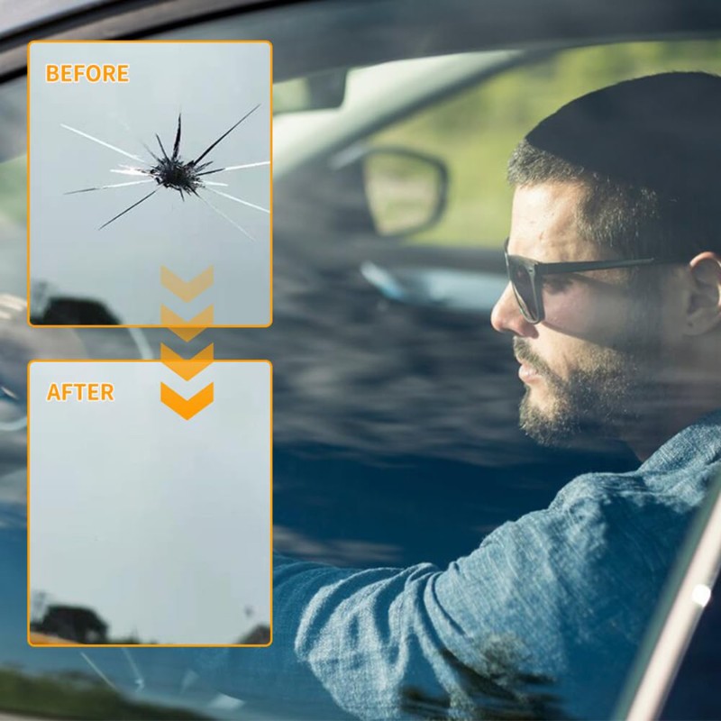 Windshield Repair Kit For Chip - Liquid Uv Glue Kit บทวิจารณ์และราคา