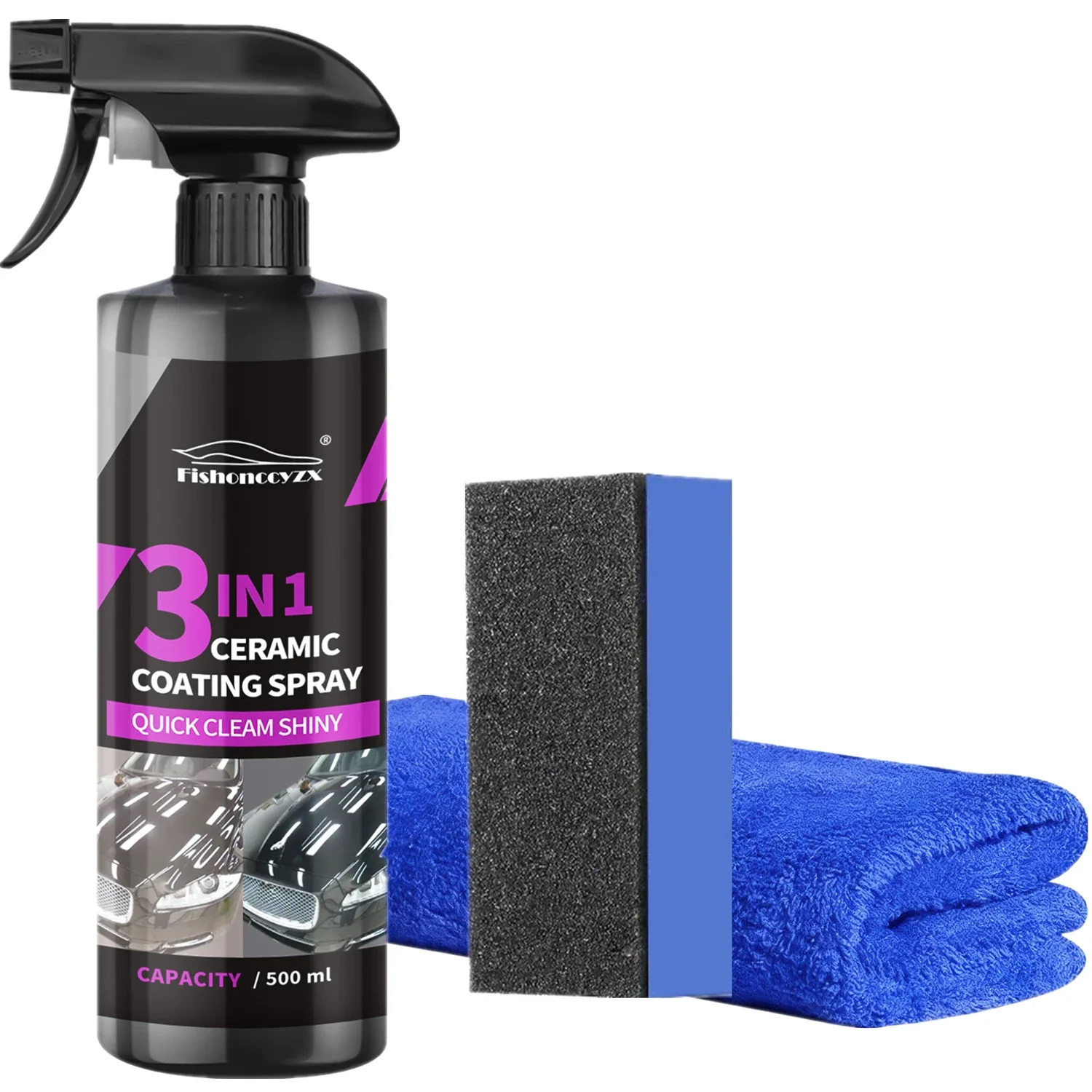 3 in 1 Car Ceramic Liquid Coat - Nano Liquid Coating บทวิจารณ์และราคา