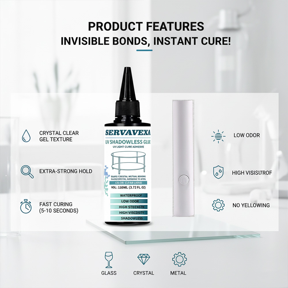 SERVAVEXA 110ml UV Light Cure  - Liquid Uv Glue Kit บทวิจารณ์และราคา